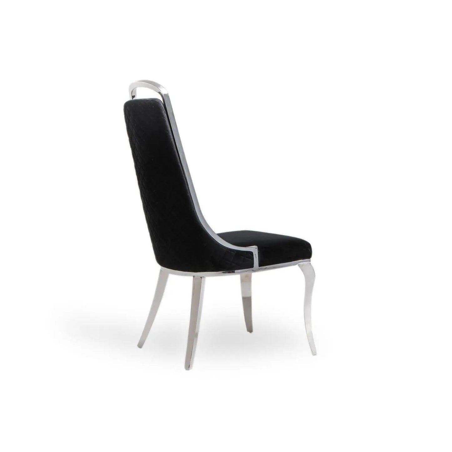 Milano Modern Silver Dining Chair