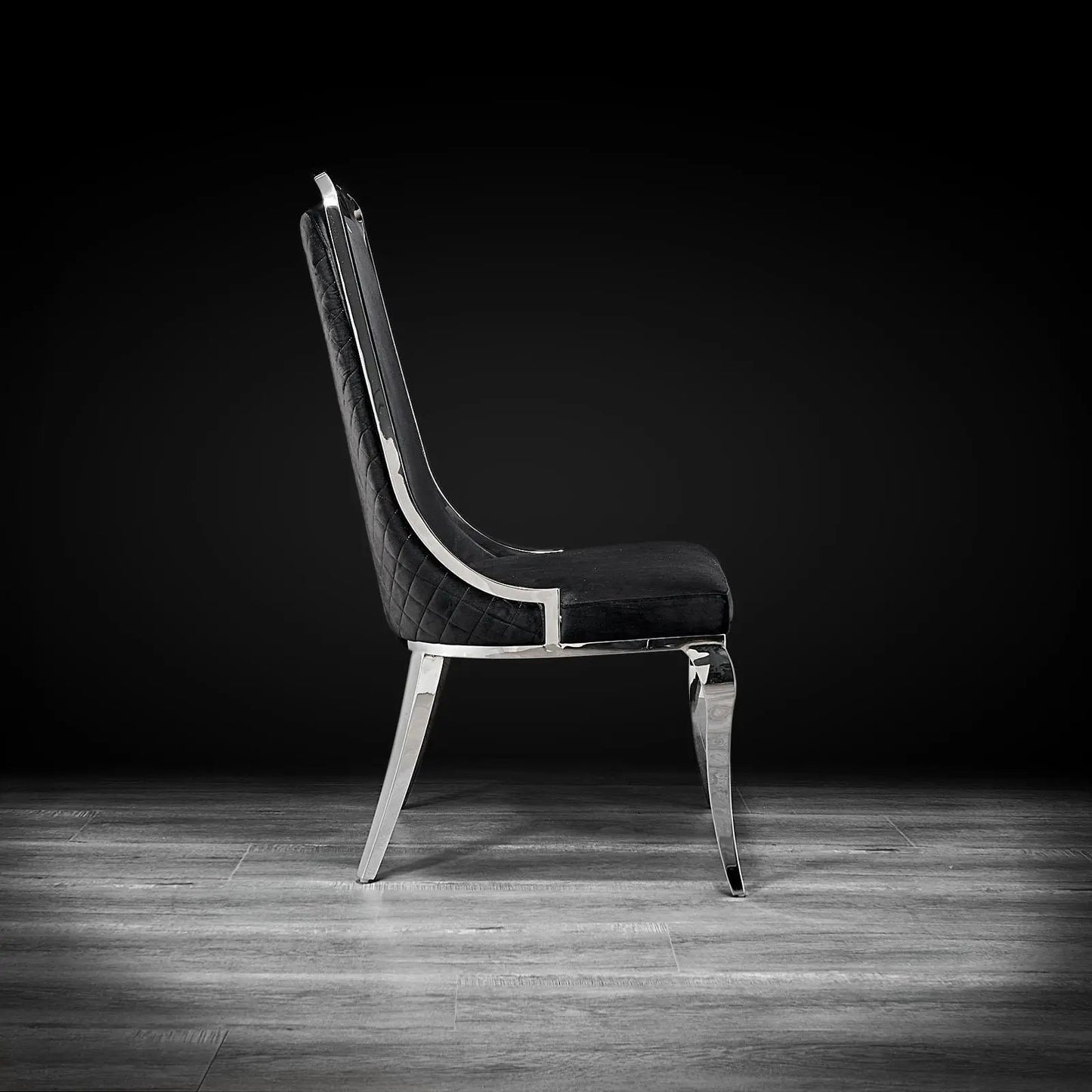 Milano Modern Silver Dining Chair