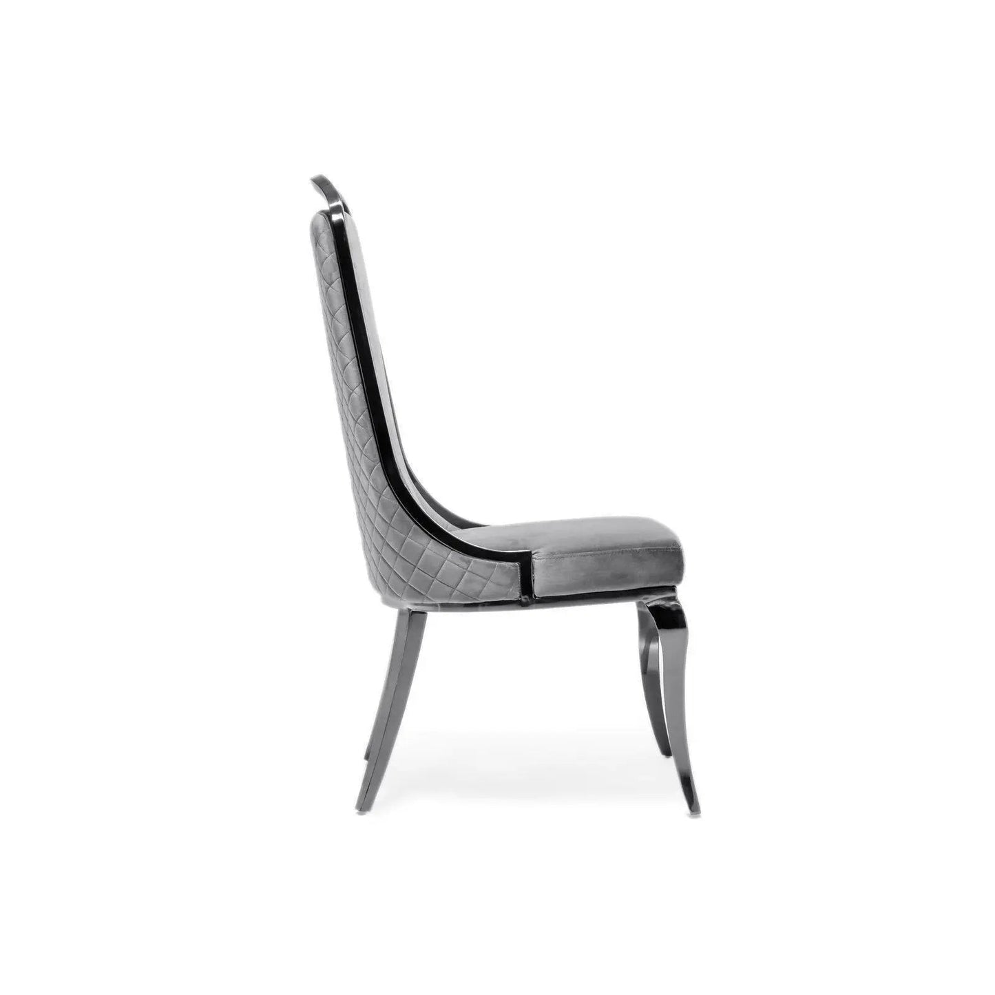 Milano Modern Silver Dining Chair