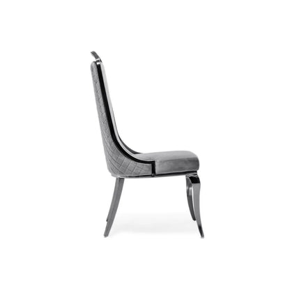 Milano Modern Silver Dining Chair