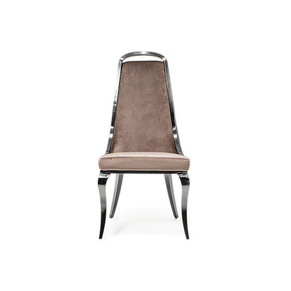 Milano Modern Silver Dining Chair