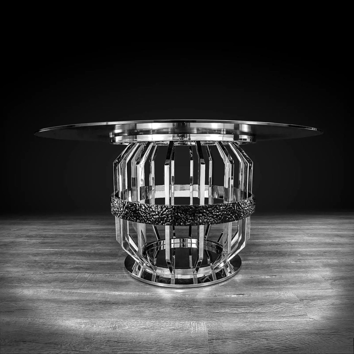 Milano Contemporary Round Dining Table