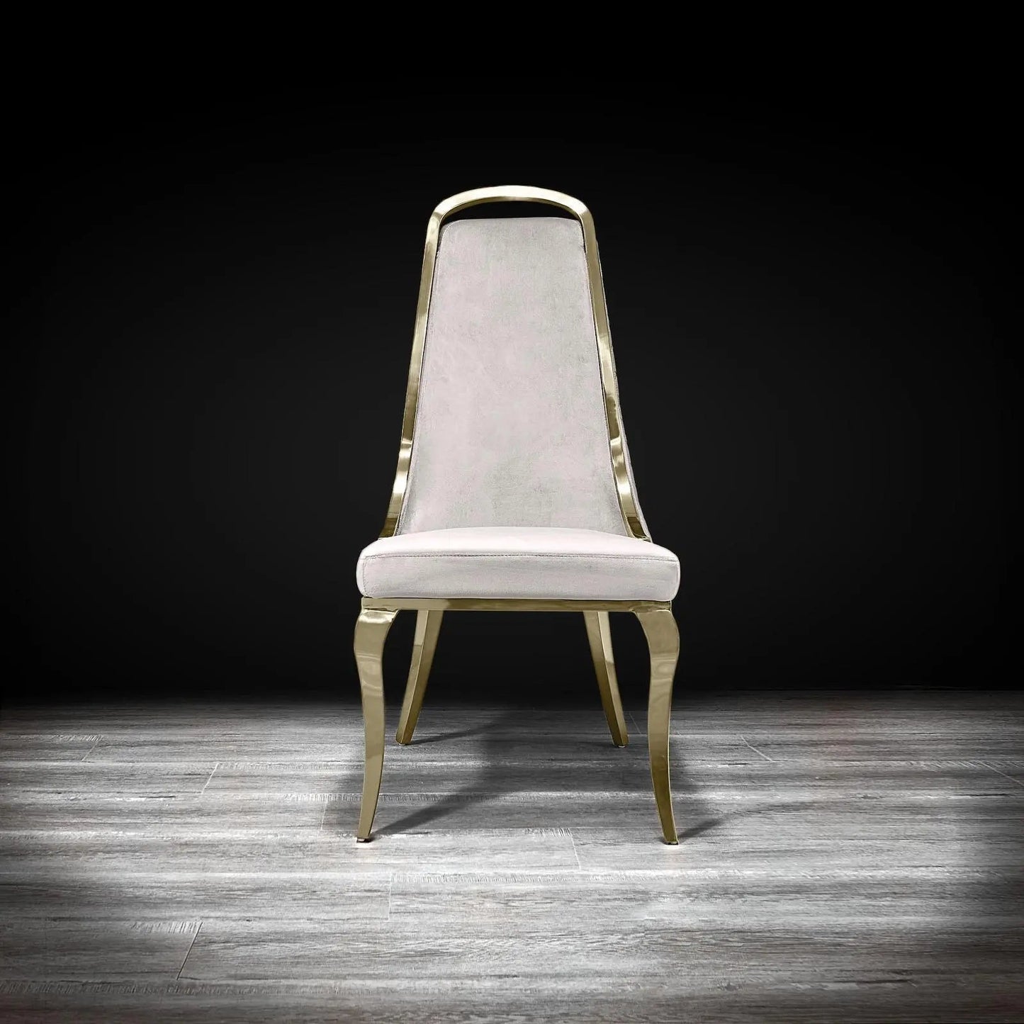 Milano Titanium Gold Premium Dining Chair