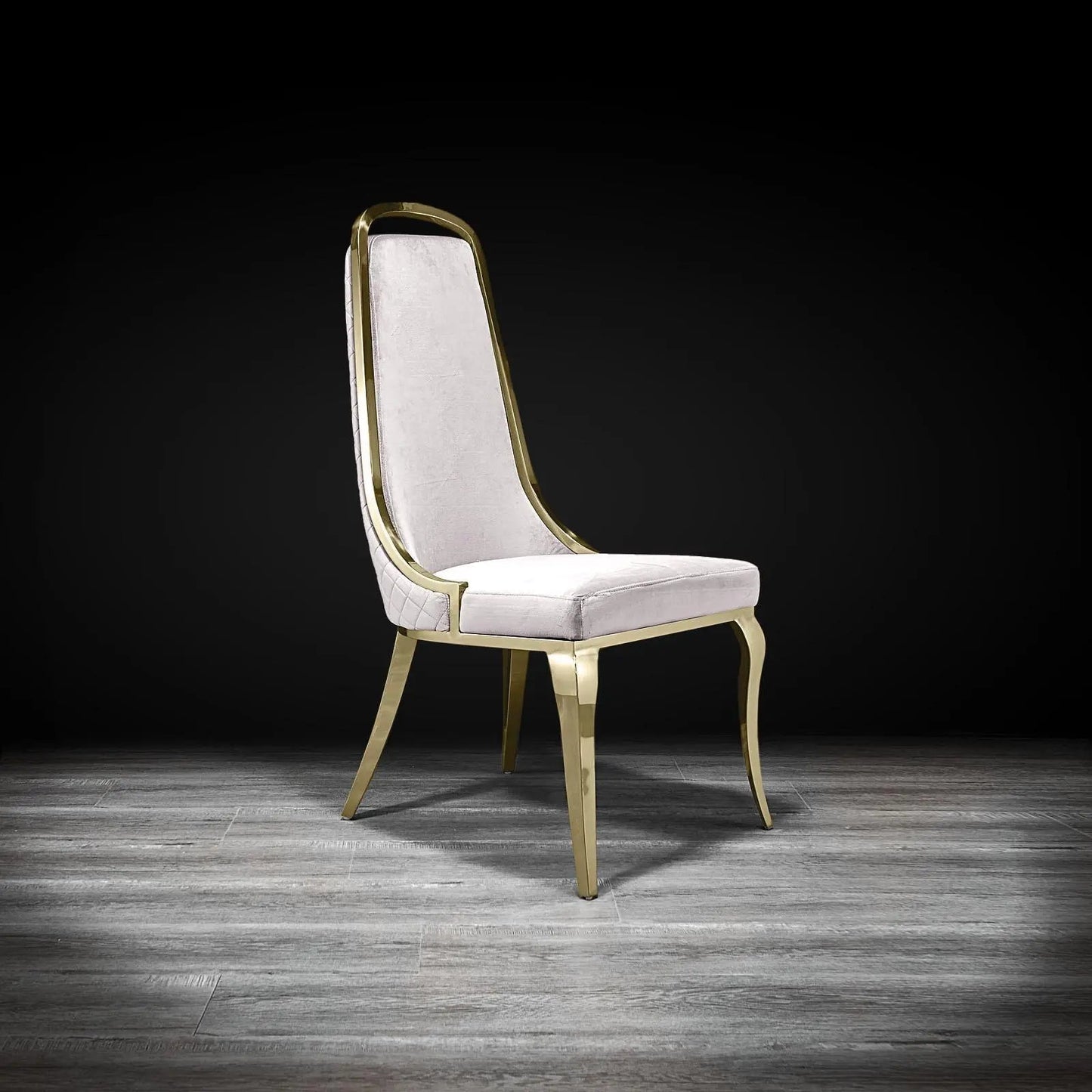 Milano Titanium Gold Premium Dining Chair