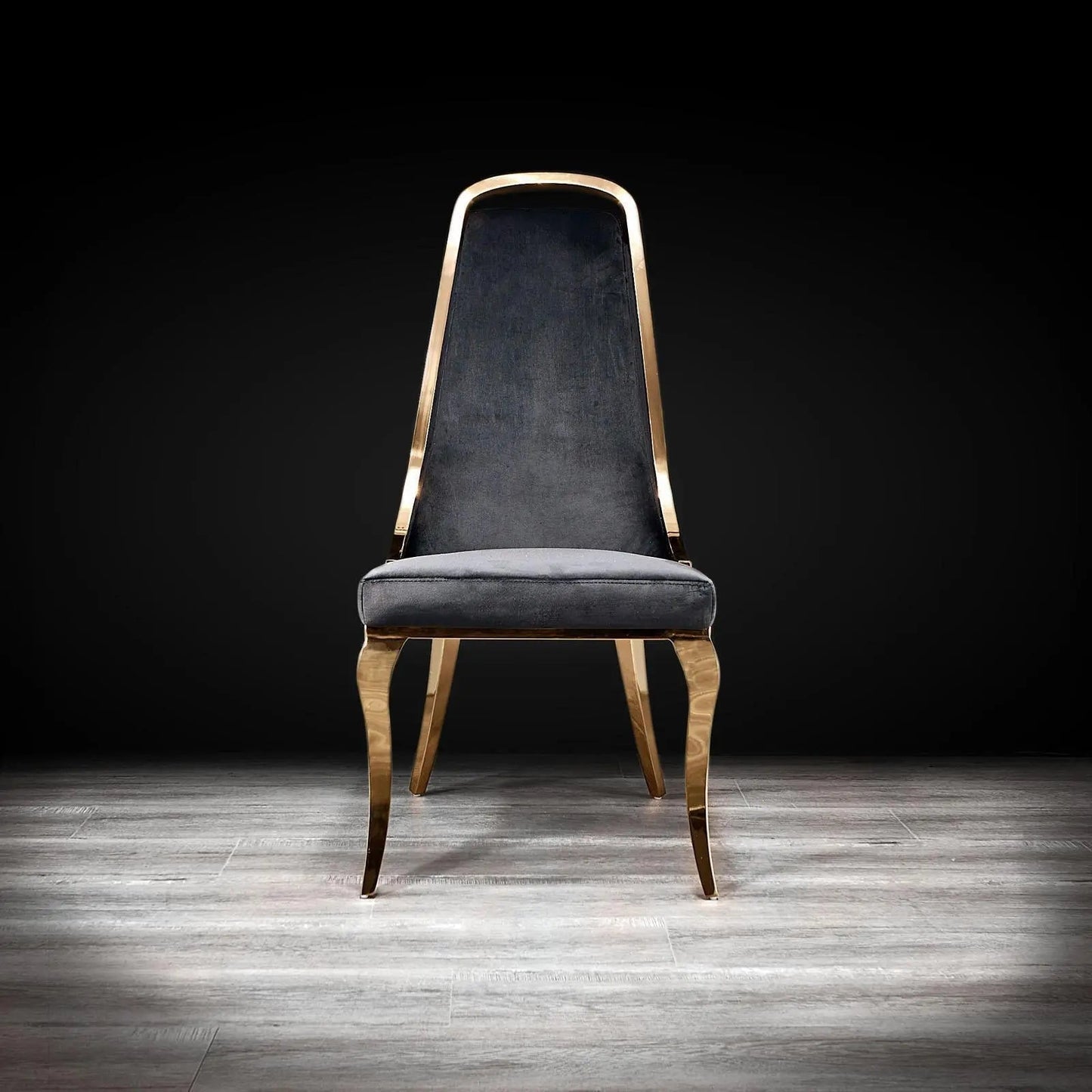 Milano Titanium Gold Premium Dining Chair
