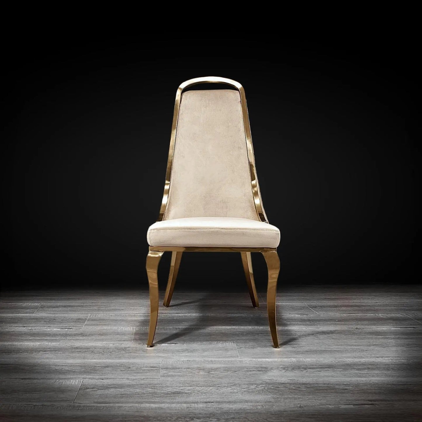 Milano Titanium Gold Premium Dining Chair