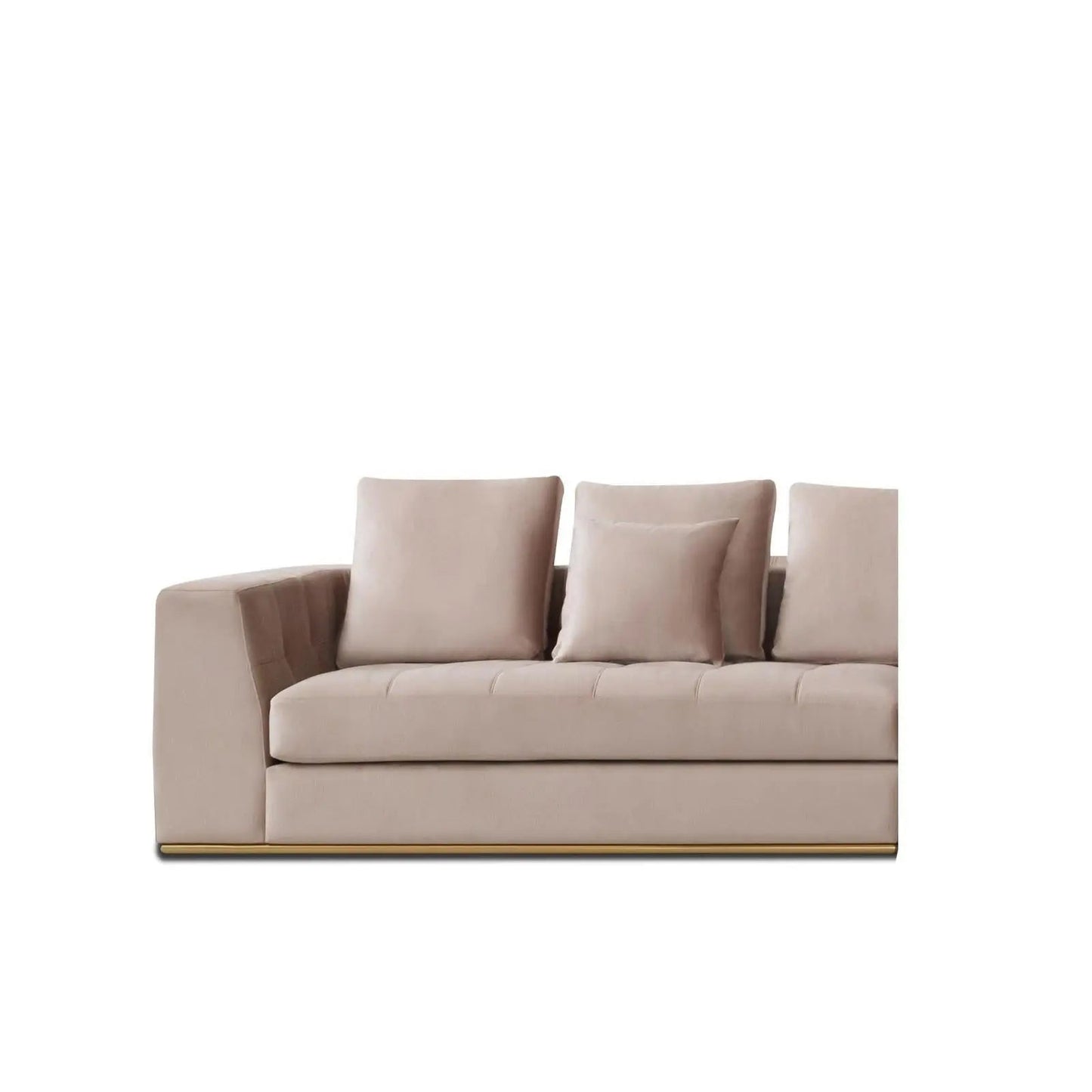 Mino Camel Sectional Sofa – Contemporary Look