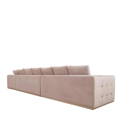 Mino Camel Sectional Sofa – Contemporary Look