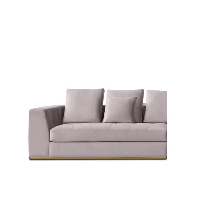 Mino Sectional in Ash Gray