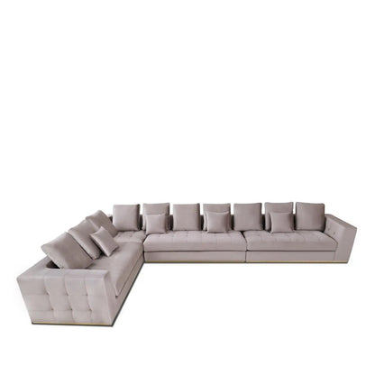 Mino Sectional in Ash Gray