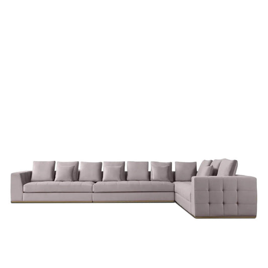 Mino Sectional in Ash Gray