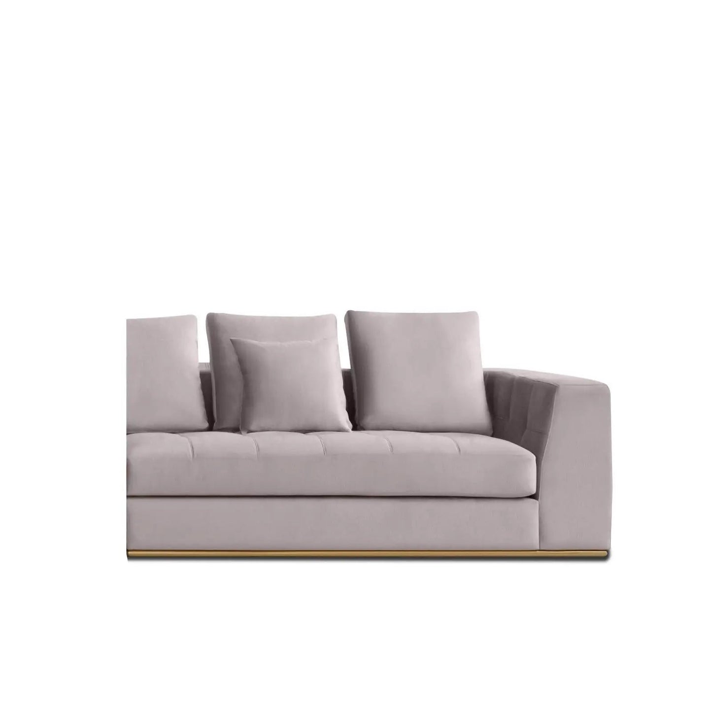 Mino Sectional in Ash Gray