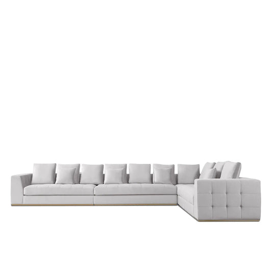 Mino Ivory Sectional | Clean Minimal Style