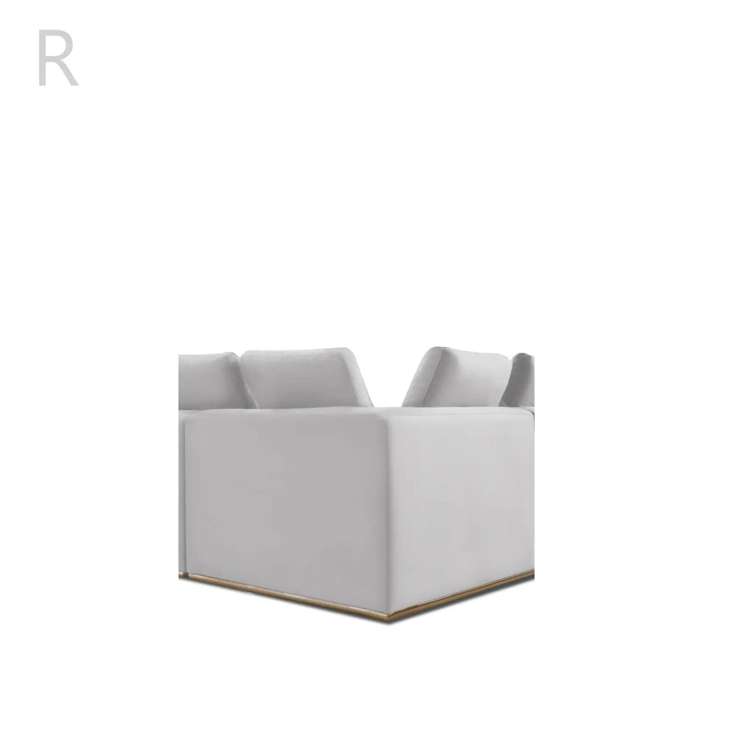 Mino Ivory Sectional | Clean Minimal Style