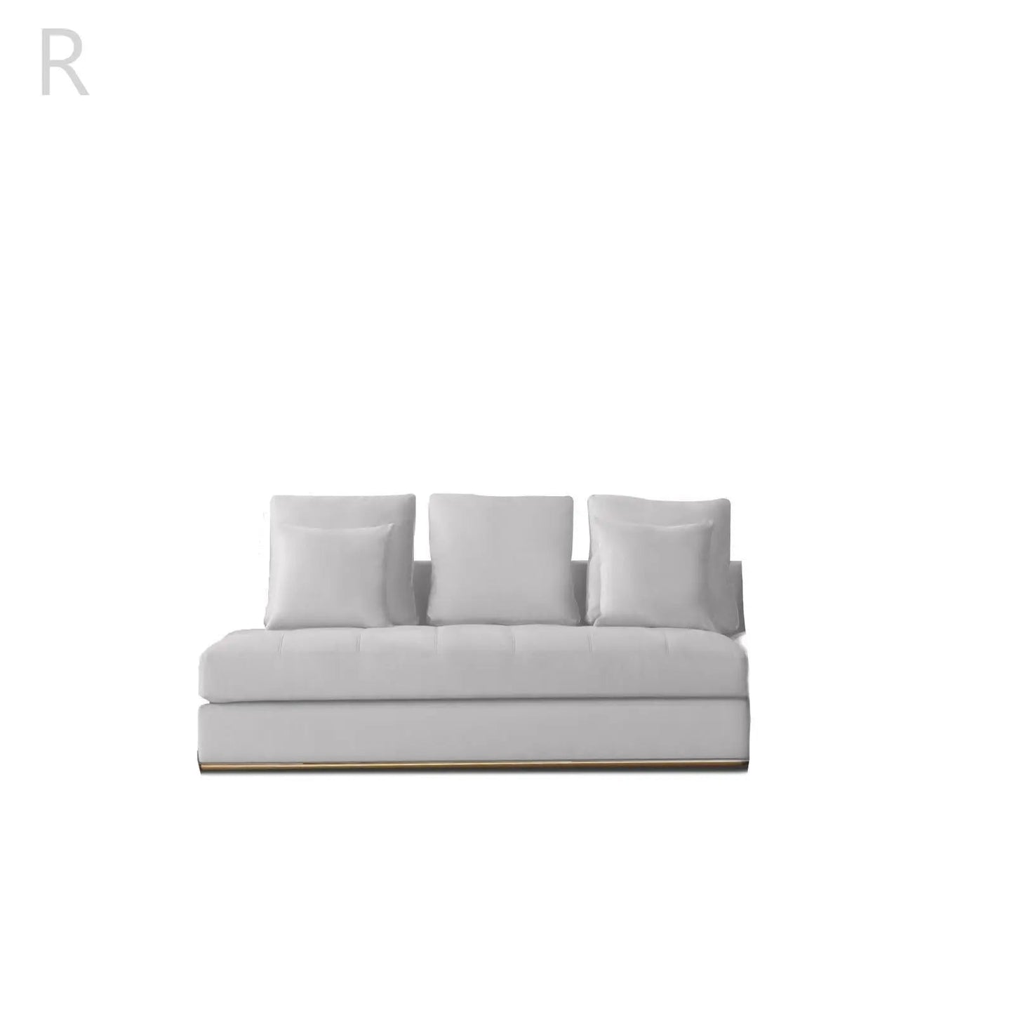 Mino Ivory Sectional | Clean Minimal Style