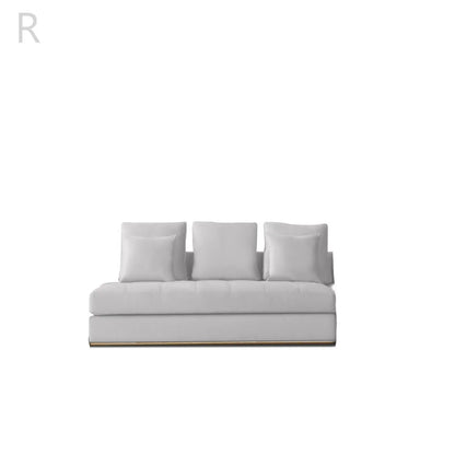 Mino Ivory Sectional | Clean Minimal Style