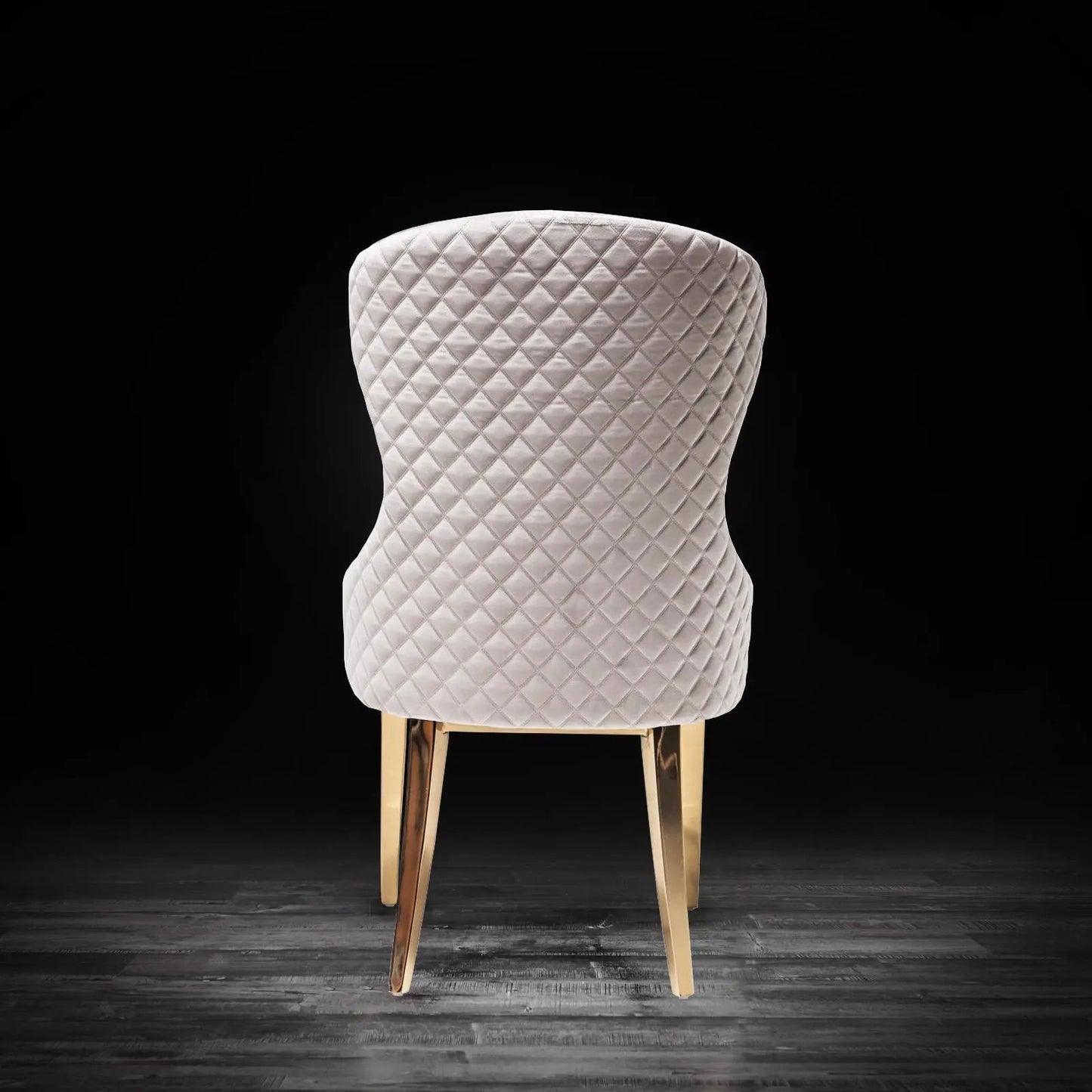 Modena Titanium Gold Elegant Dining Chair