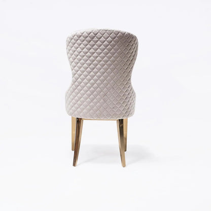 Modena Titanium Gold Elegant Dining Chair