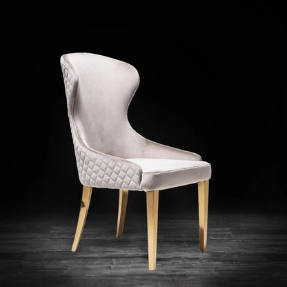 Modena Titanium Gold Elegant Dining Chair