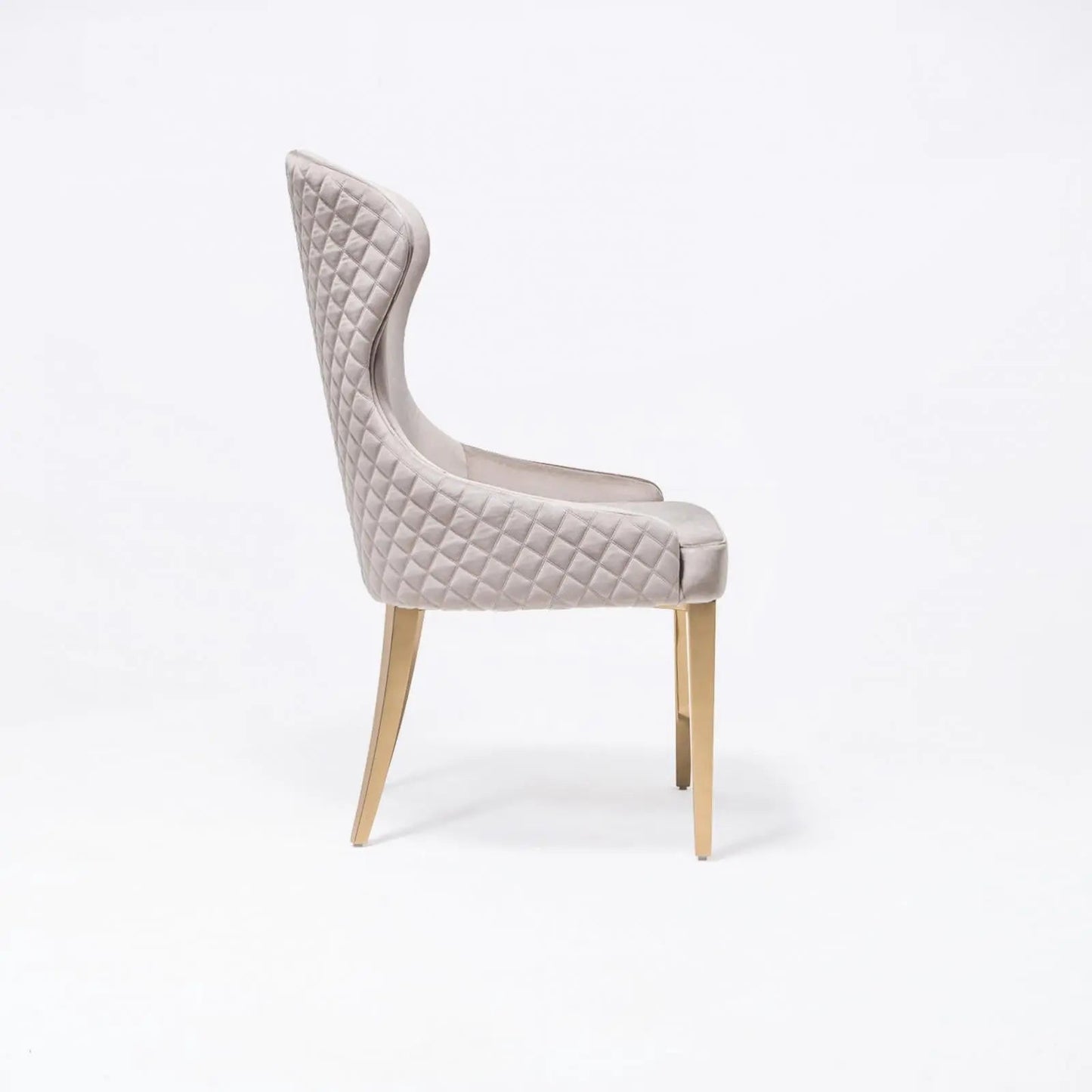 Modena Titanium Gold Elegant Dining Chair