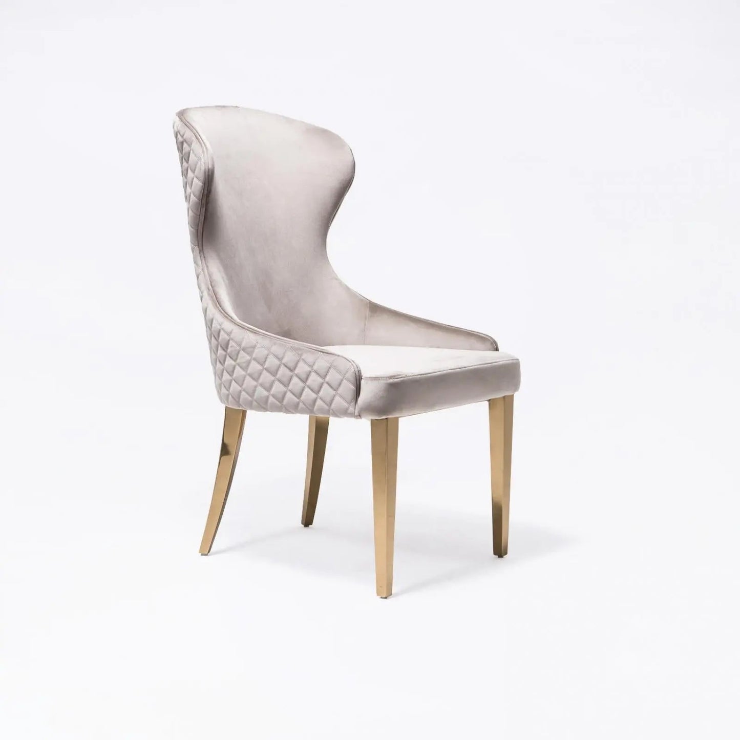 Modena Titanium Gold Elegant Dining Chair