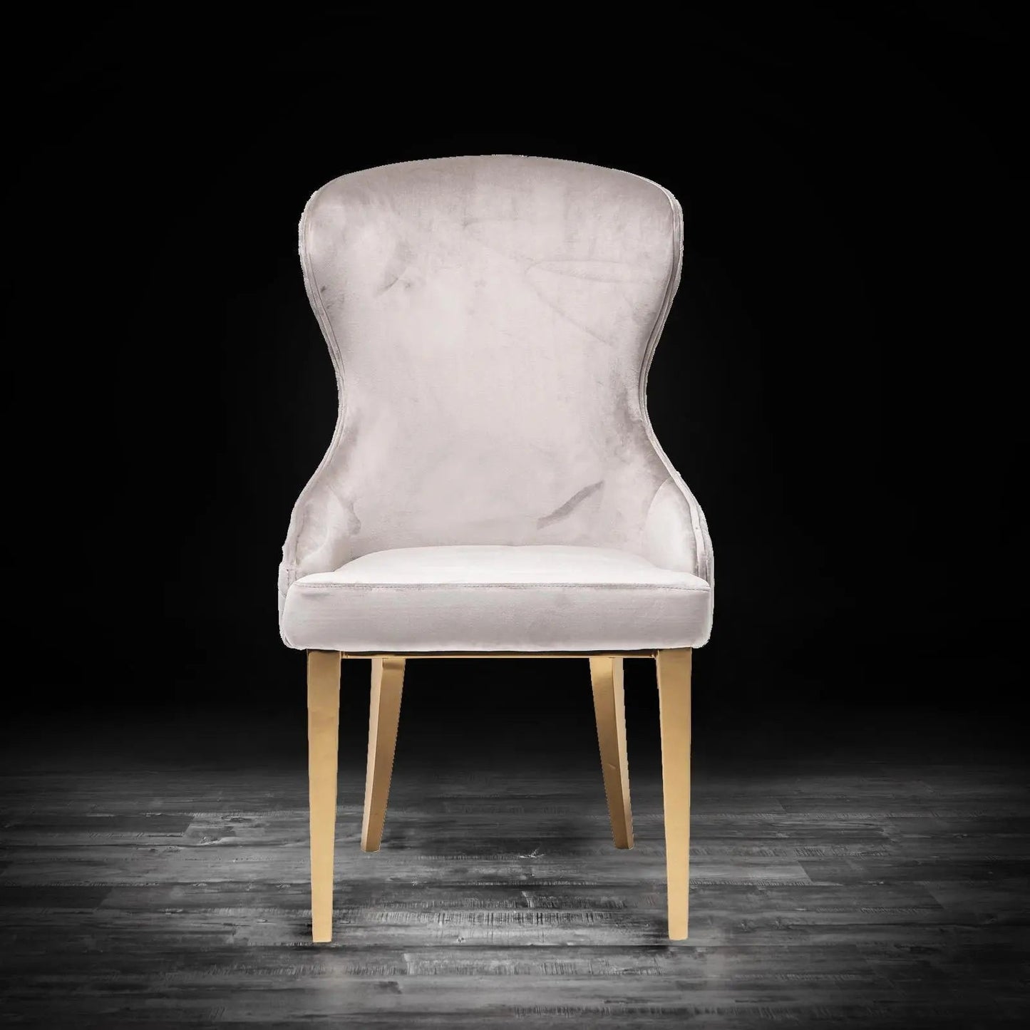 Modena Titanium Gold Elegant Dining Chair