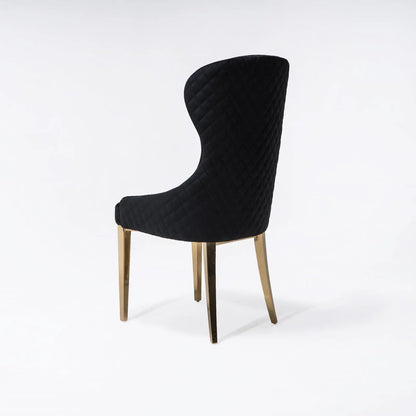 Modena Titanium Gold Elegant Dining Chair