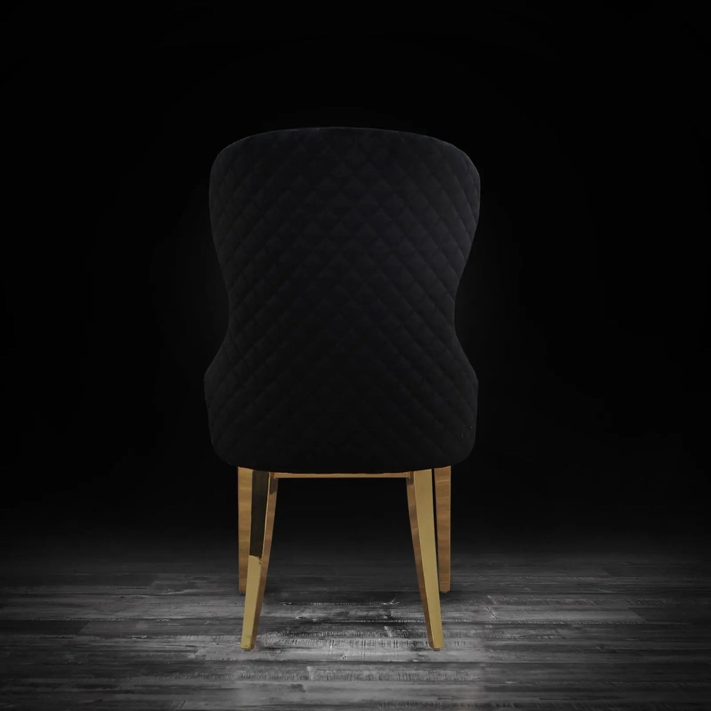 Modena Titanium Gold Elegant Dining Chair