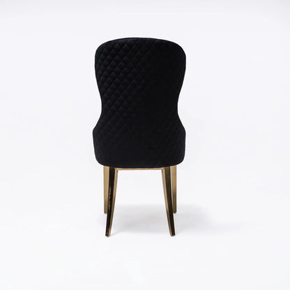 Modena Titanium Gold Elegant Dining Chair