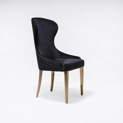 Modena Titanium Gold Elegant Dining Chair