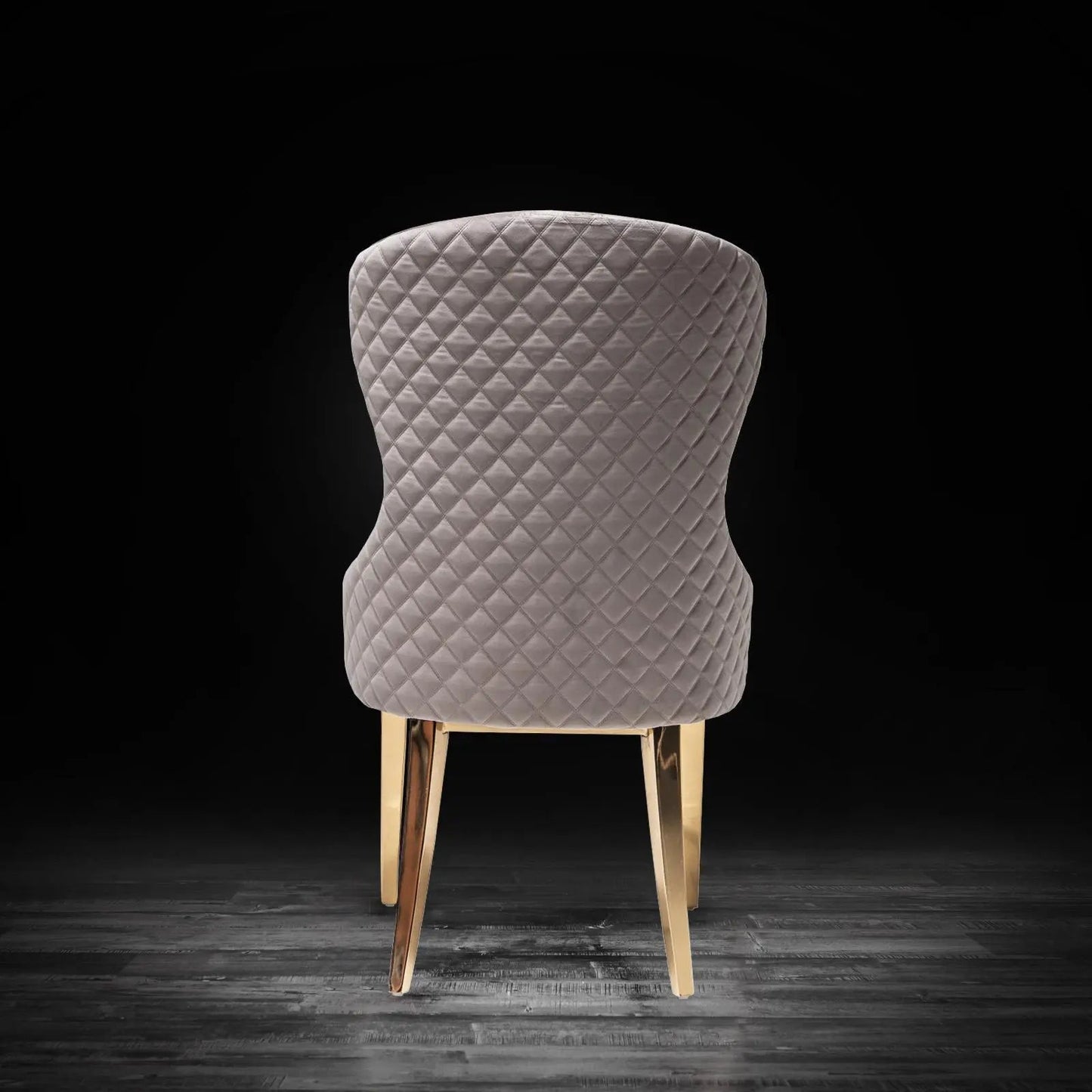 Modena Titanium Gold Elegant Dining Chair