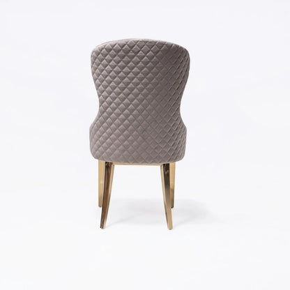 Modena Titanium Gold Elegant Dining Chair
