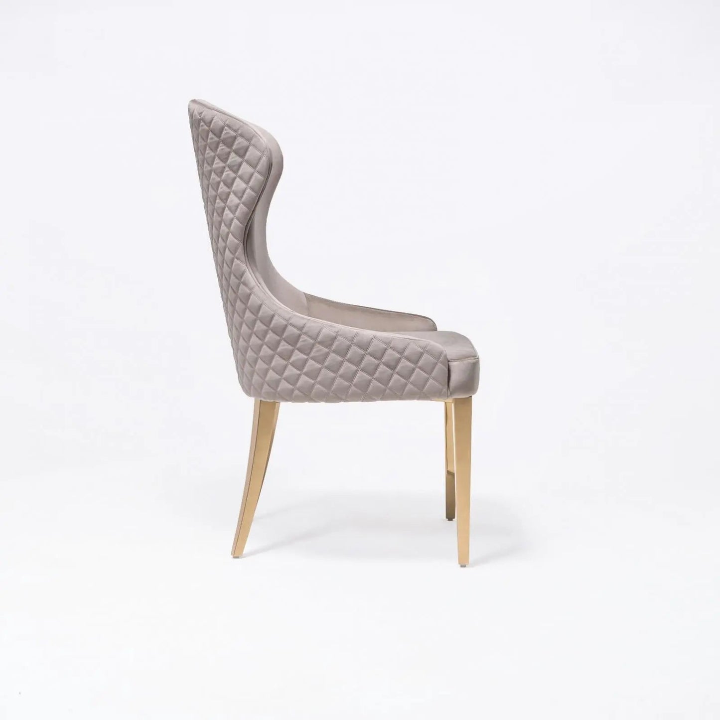 Modena Titanium Gold Elegant Dining Chair