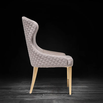 Modena Titanium Gold Elegant Dining Chair