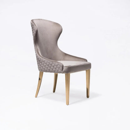 Modena Titanium Gold Elegant Dining Chair