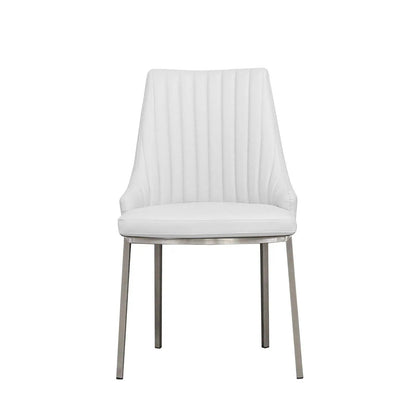 Monroe White Dining Chair