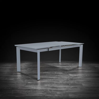 Natalia Matte Grey Large Extending Dining Table