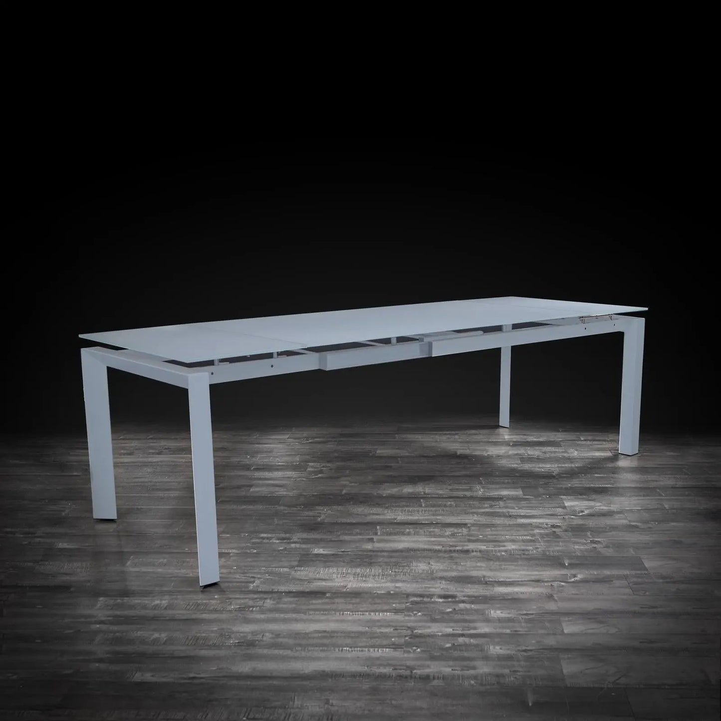 Natalia Matte Grey Large Extending Dining Table