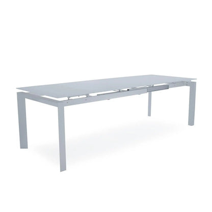 Natalia Matte Grey Large Extending Dining Table