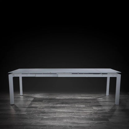 Natalia Matte Grey Large Extending Dining Table