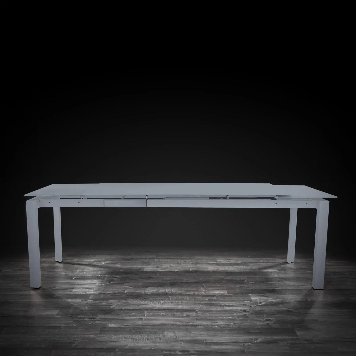 Natalia Matte Grey Large Extending Dining Table