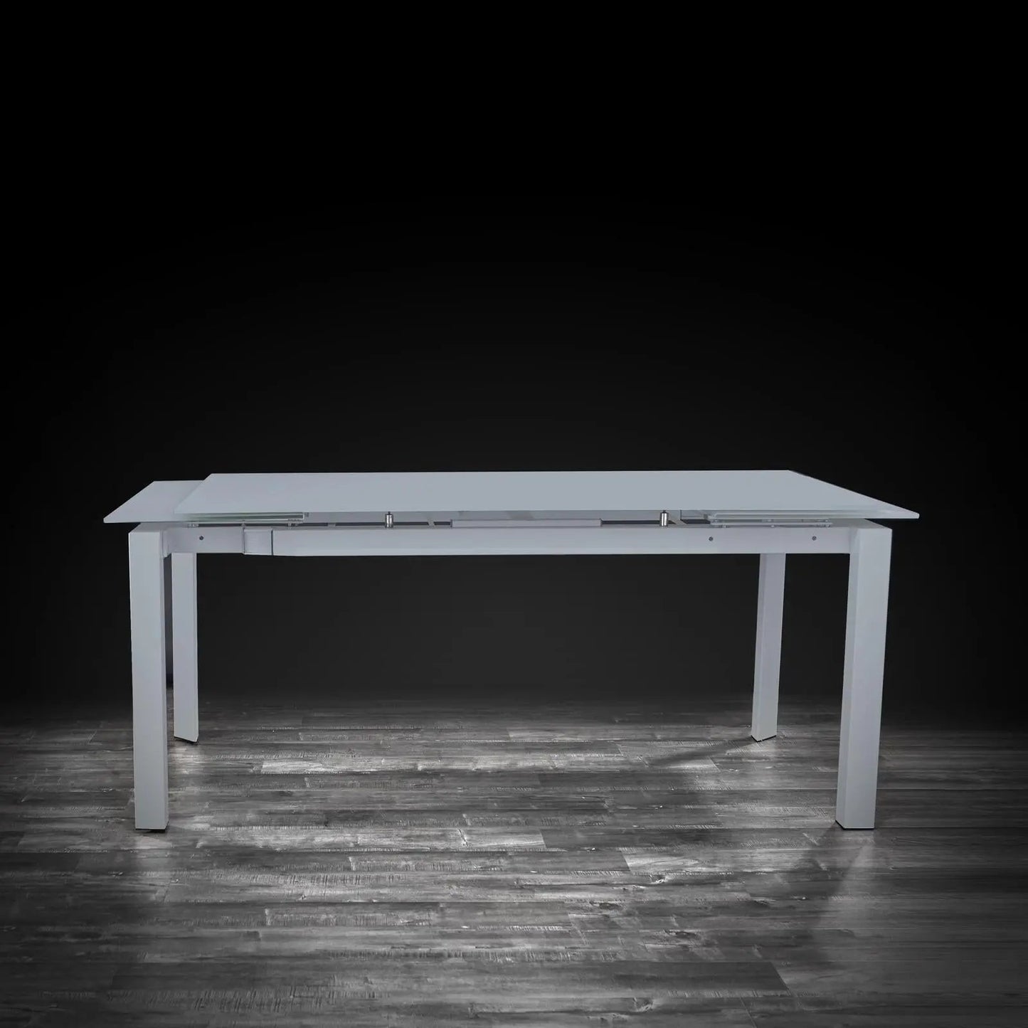 Natalia Matte Grey Large Extending Dining Table