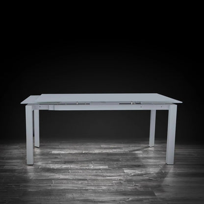 Natalia Matte Grey Large Extending Dining Table