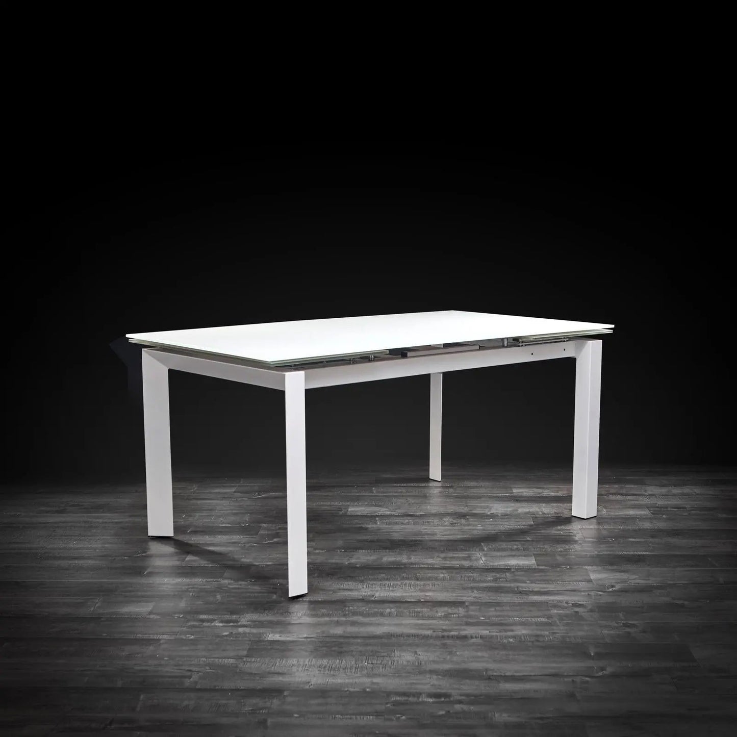 Natalia Elegant Extendable Dining Table | Matte White