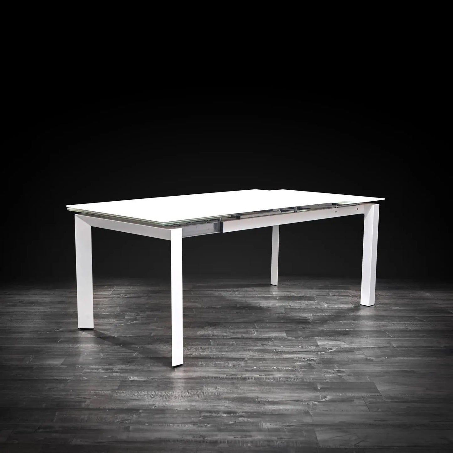 Natalia Elegant Extendable Dining Table | Matte White