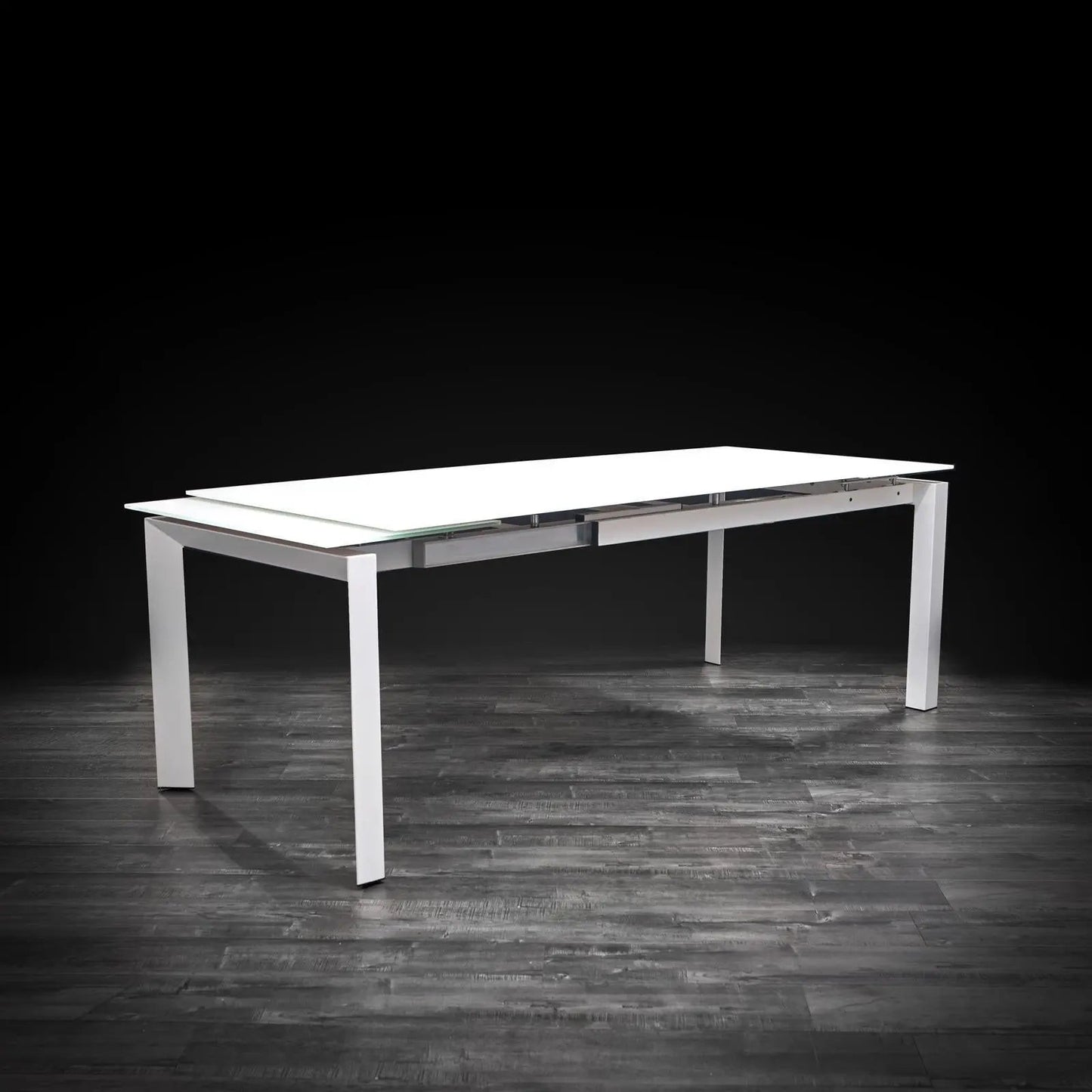 Natalia Elegant Extendable Dining Table | Matte White