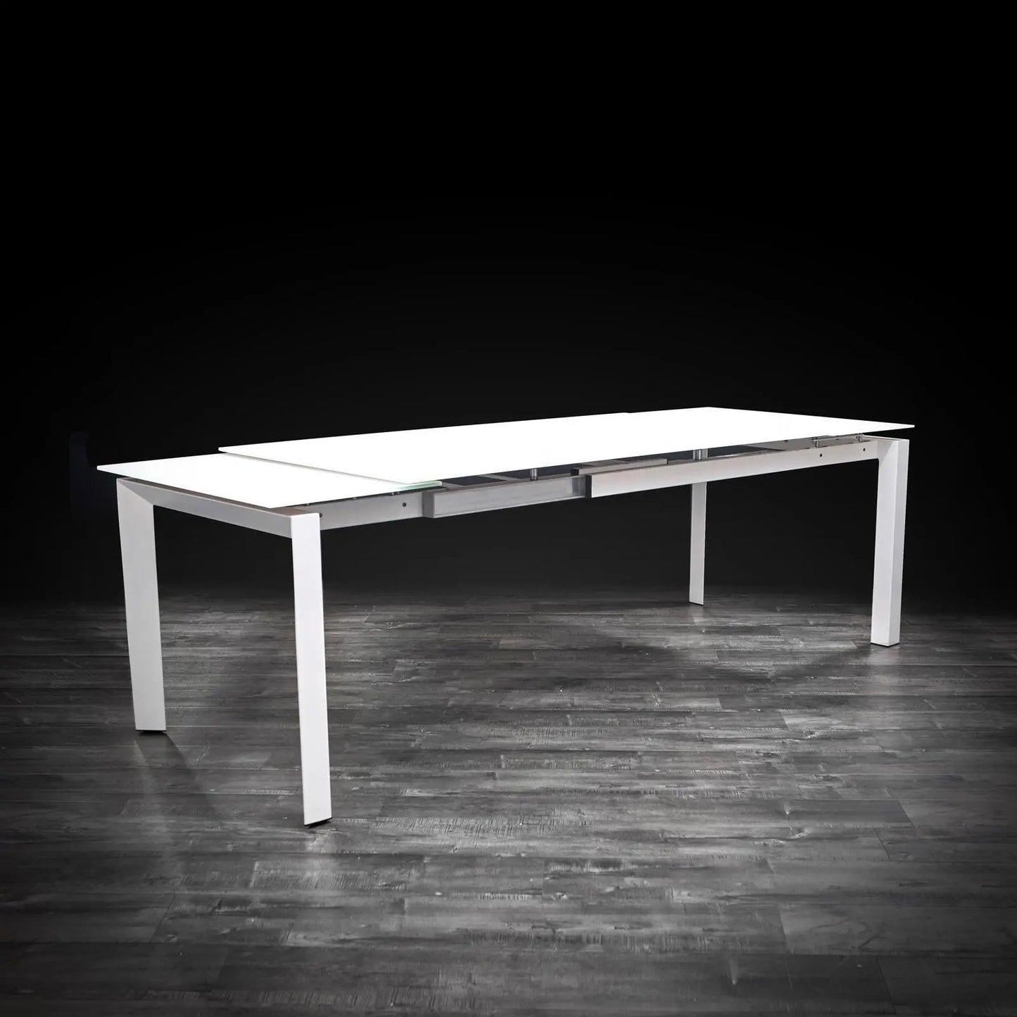 Natalia Elegant Extendable Dining Table | Matte White