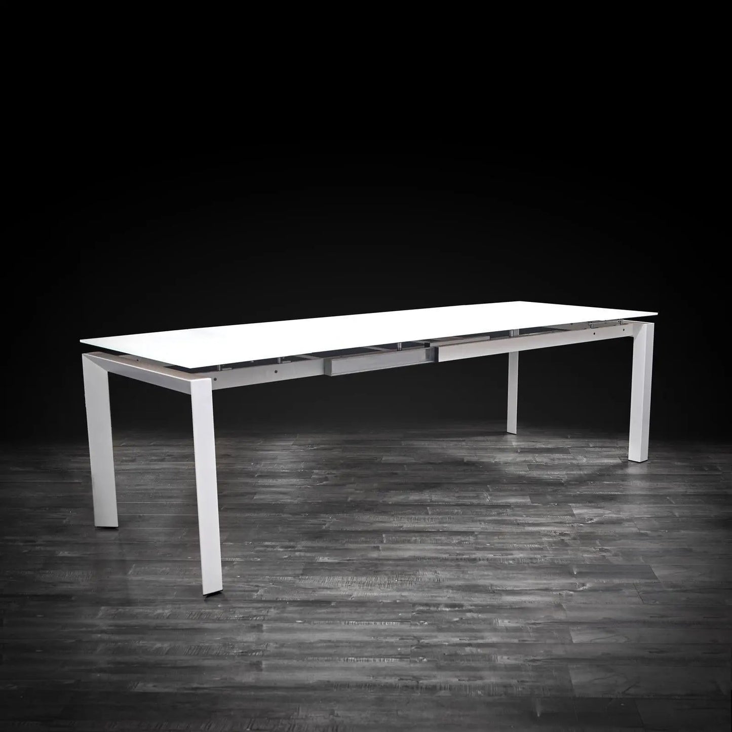 Natalia Elegant Extendable Dining Table | Matte White