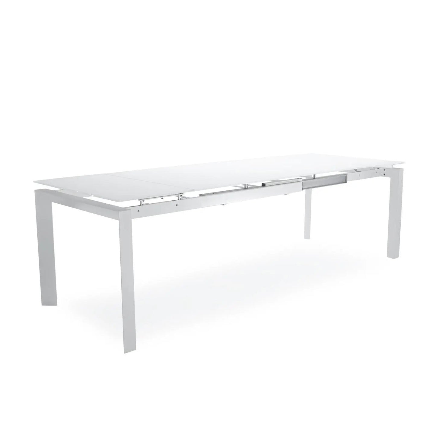 Natalia Elegant Extendable Dining Table | Matte White