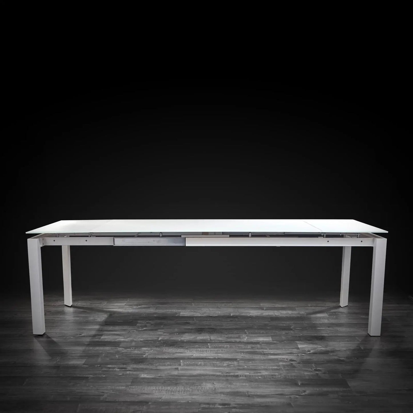 Natalia Elegant Extendable Dining Table | Matte White